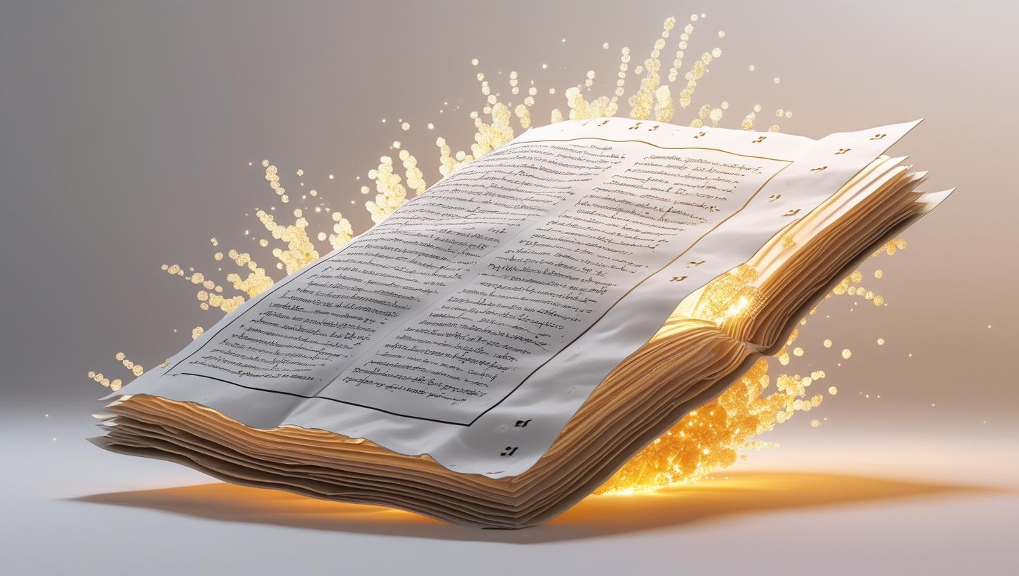 décoration parchemin